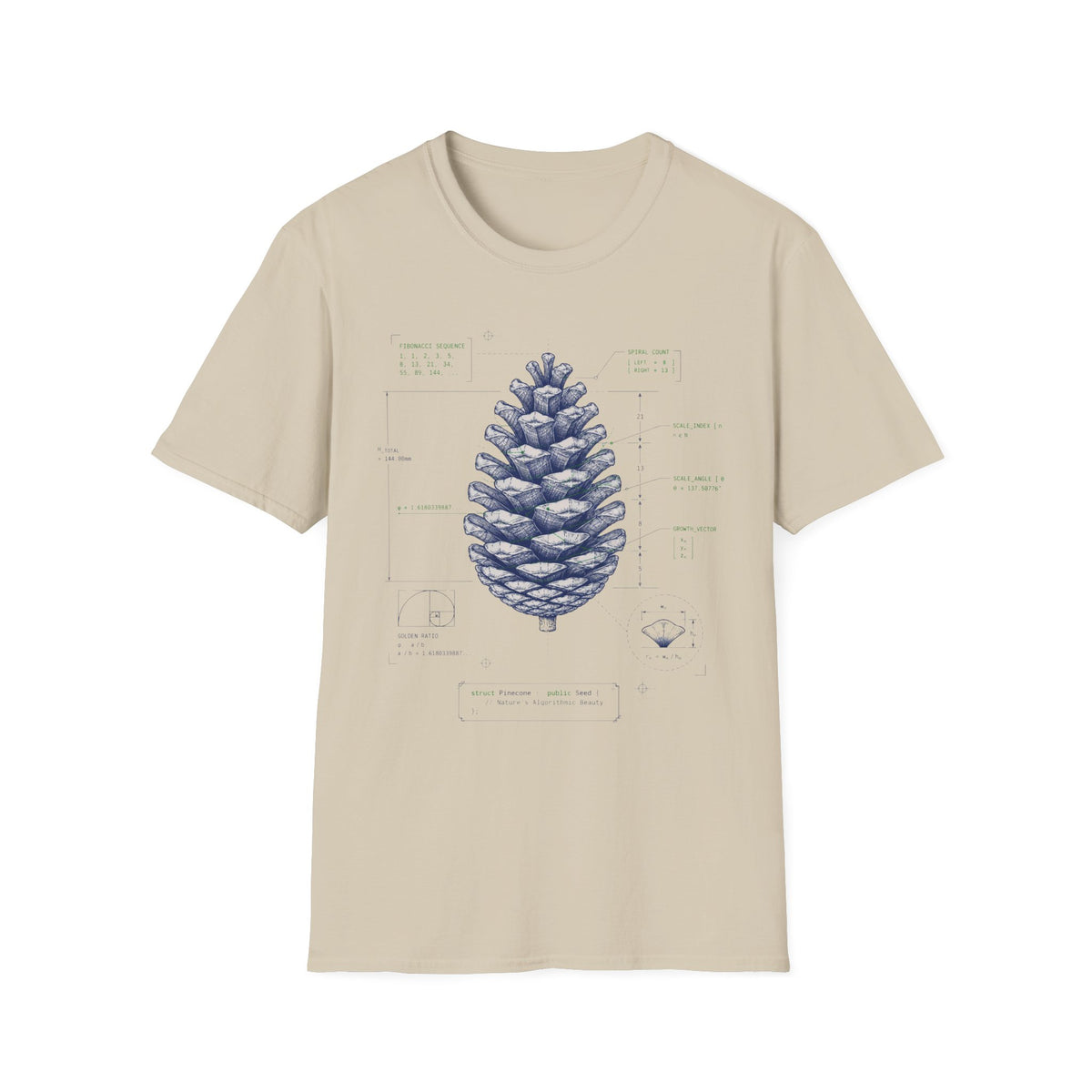 Pinecone Schematic T-Shirt