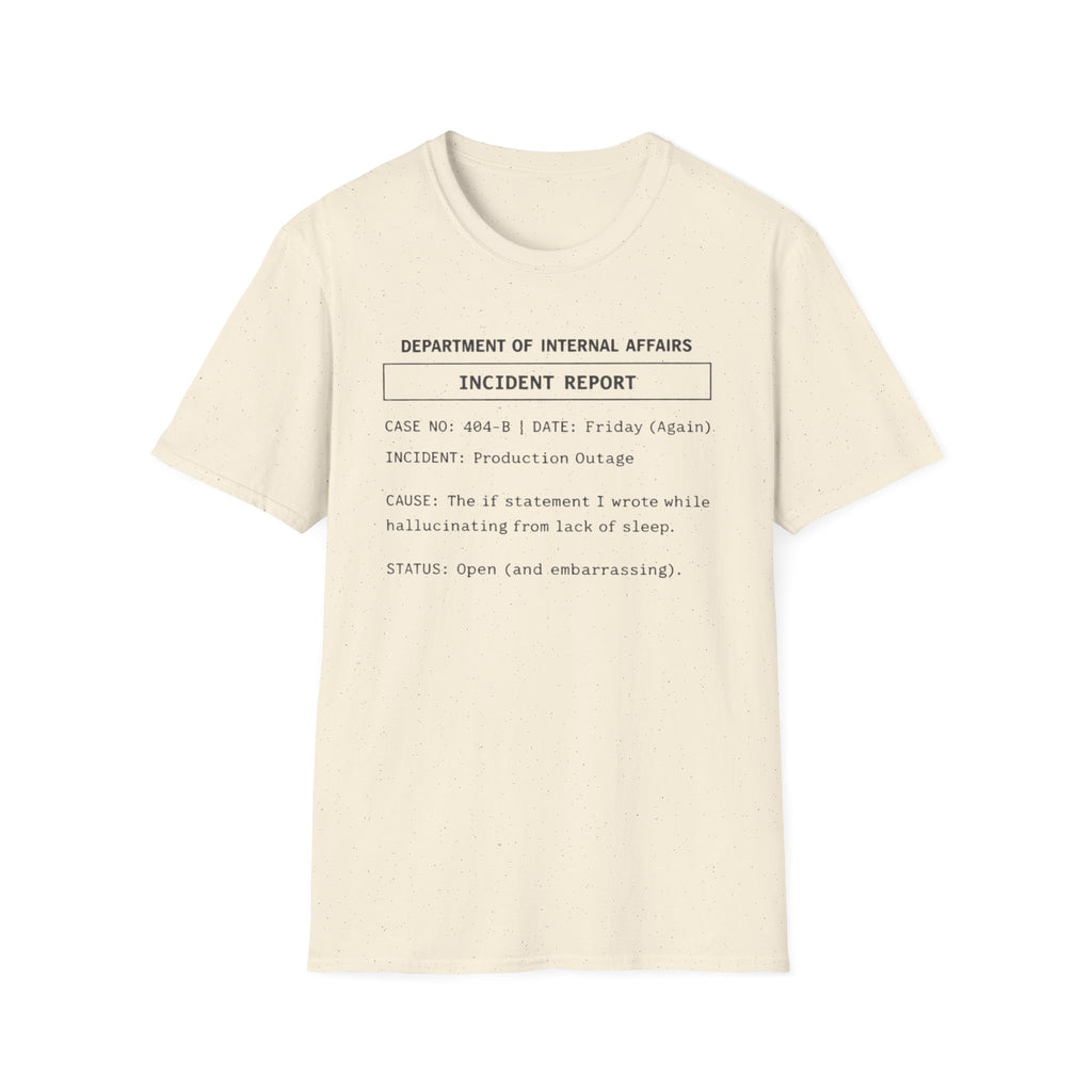 Incident Report T-Shirt