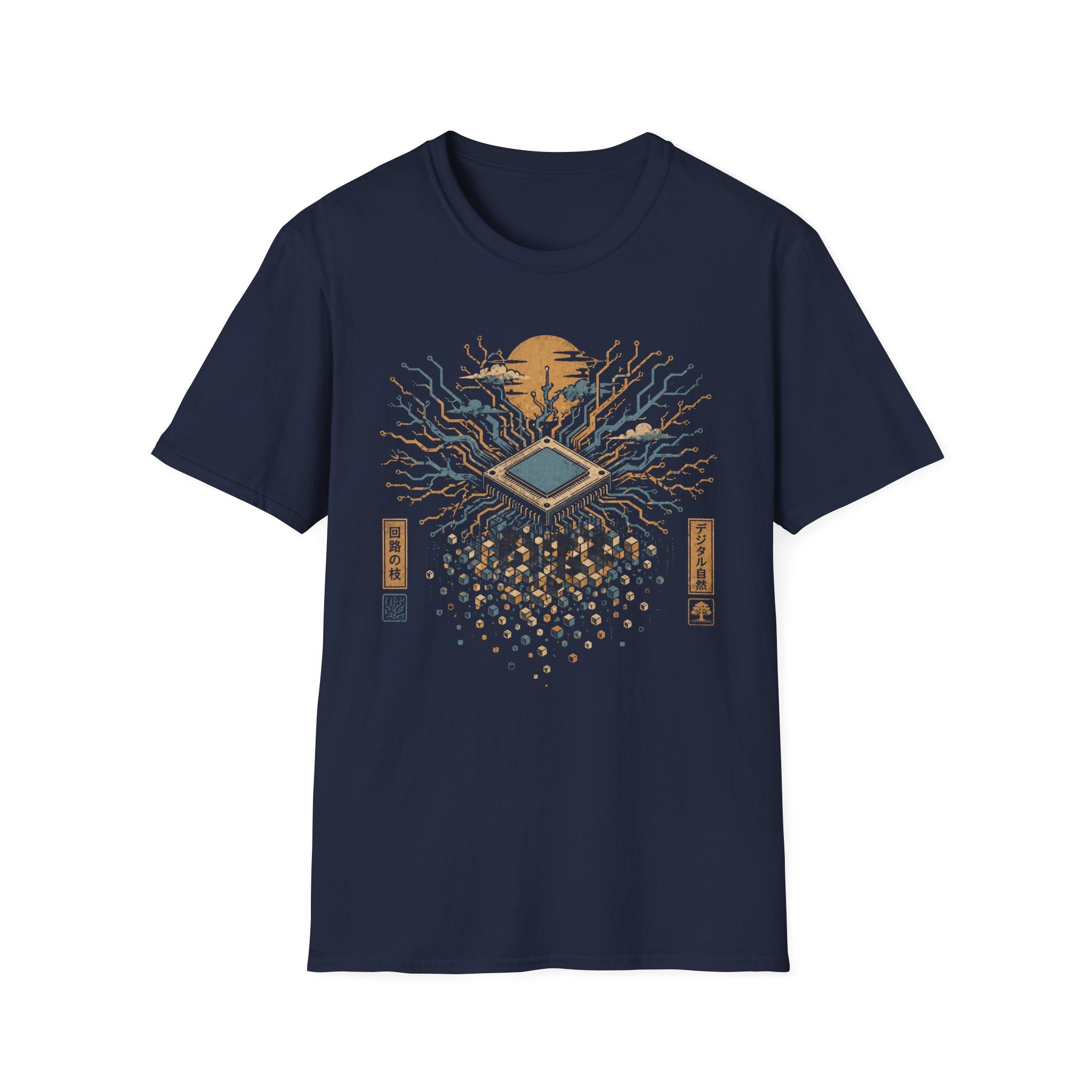 Woodblock Chip T-Shirt