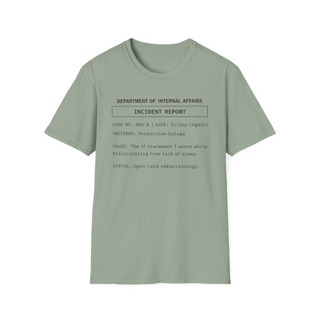 Incident Report T-Shirt