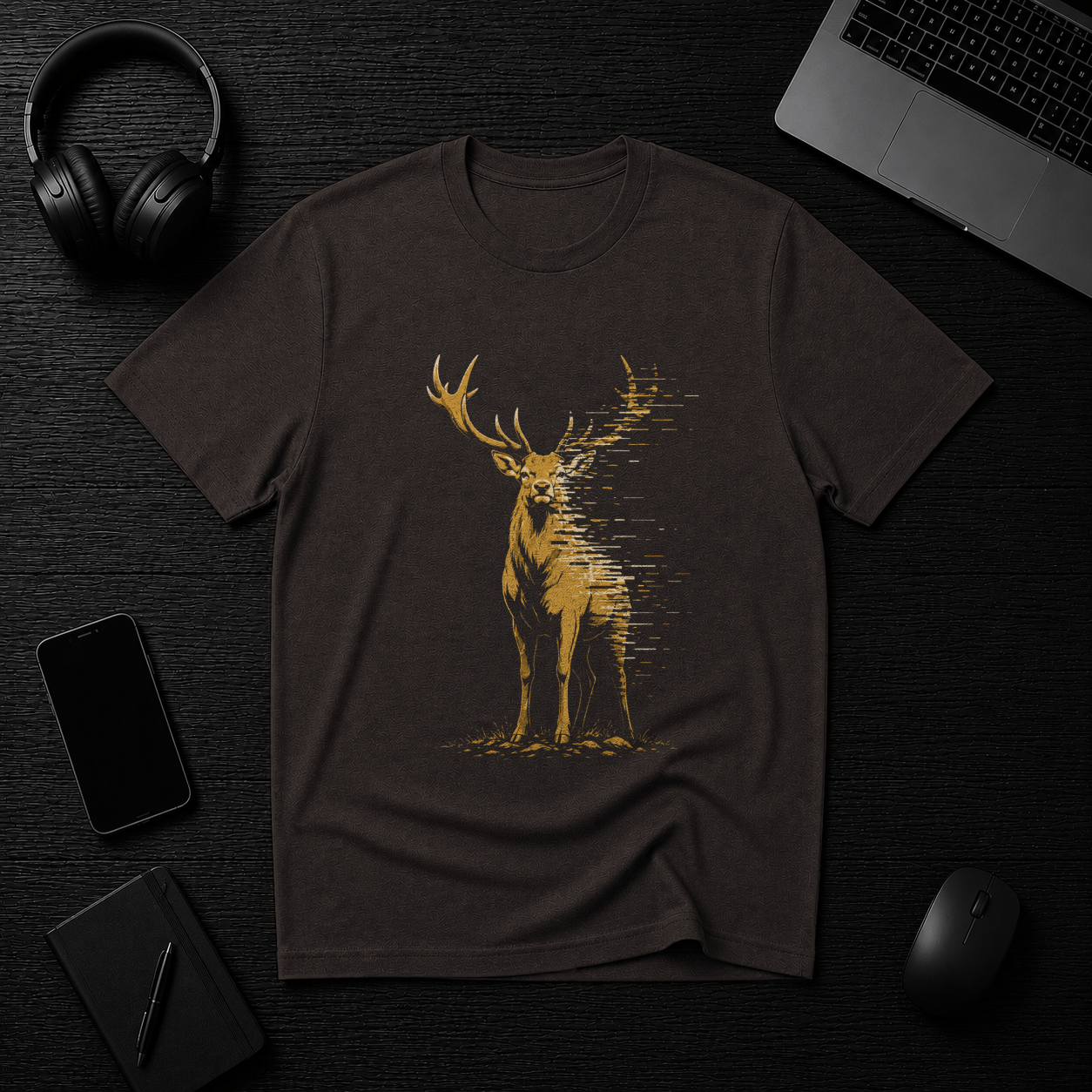 Glitch Stag T-Shirt